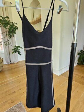 Abercrombie's athletic line YPB- black athletic onesie NWT